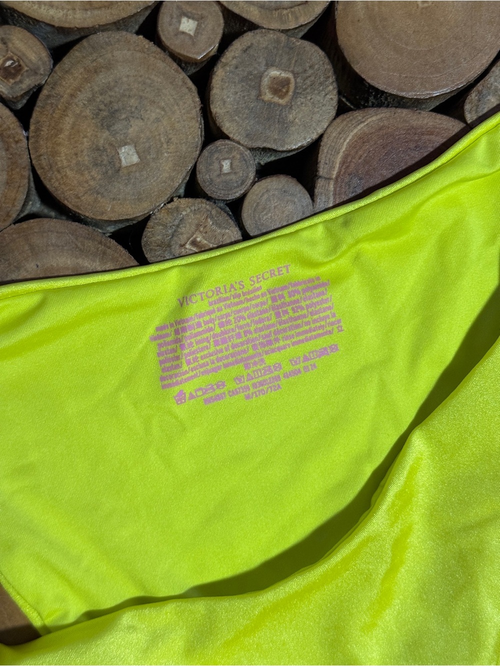 Victoria's Secret Neon Yellow Knot Bikini Set - Picture 2 of 4